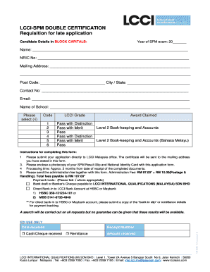 Lcci Spm  Form