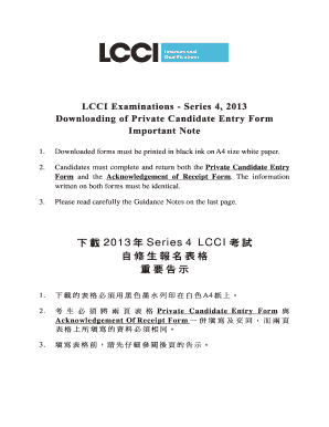How to Check Lcci Exam Result  Form
