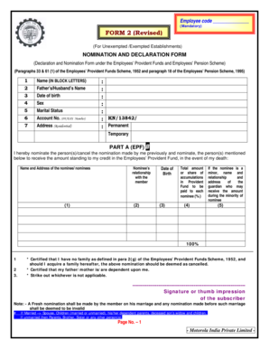 FORM 2 Revised Motorola Solutions