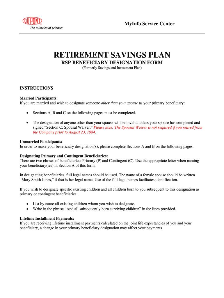  Real Estate Beneficiary Form 2011-2024