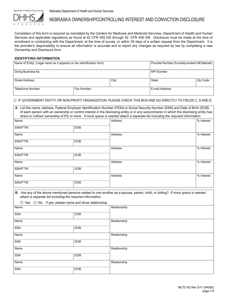 Mltc 62 Form