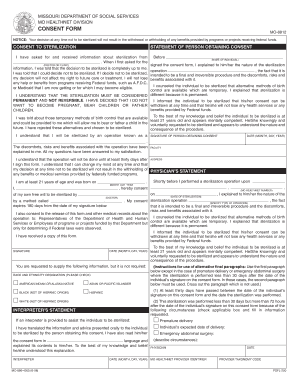 Missouri Tattoo Consent Form