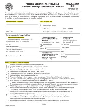 Tax Exempt Form