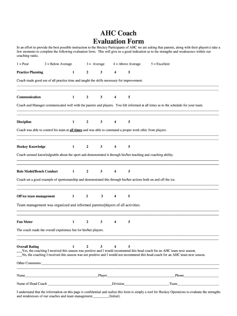 Bid Evaluation Report Sample  Form