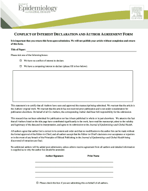 Author Agreement Form