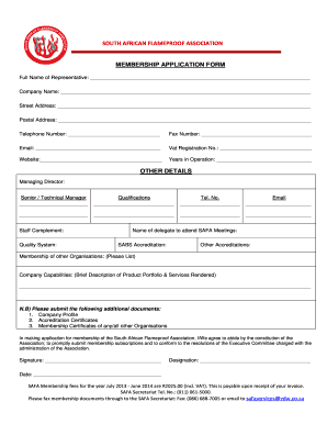 Flame Proof Certificate  Form