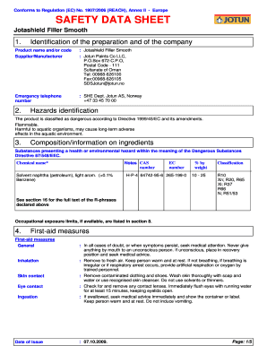 Jotun Stucco Msds  Form