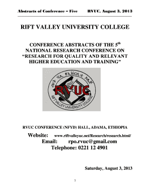 Rift Valley University Logo  Form