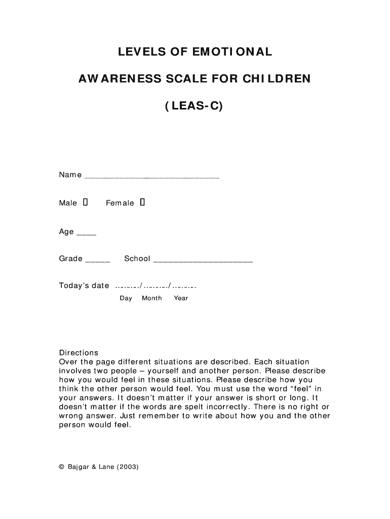 Leas C  Form