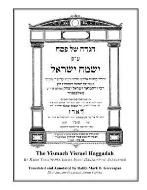 Yismach Yisrael  Form