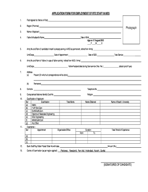 Mes Application Form PDF Download