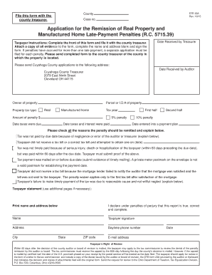  Remission of Late Payment Penalty Form Cuyahoga County 2015