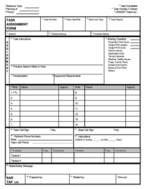 Task Assignment Form