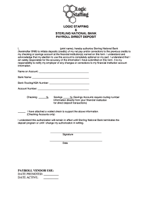 Logic Staffing Pay Stubs  Form