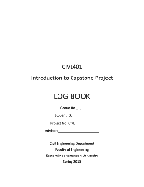 Sample of Filled Attachment Logbook for Civil Engineering  Form
