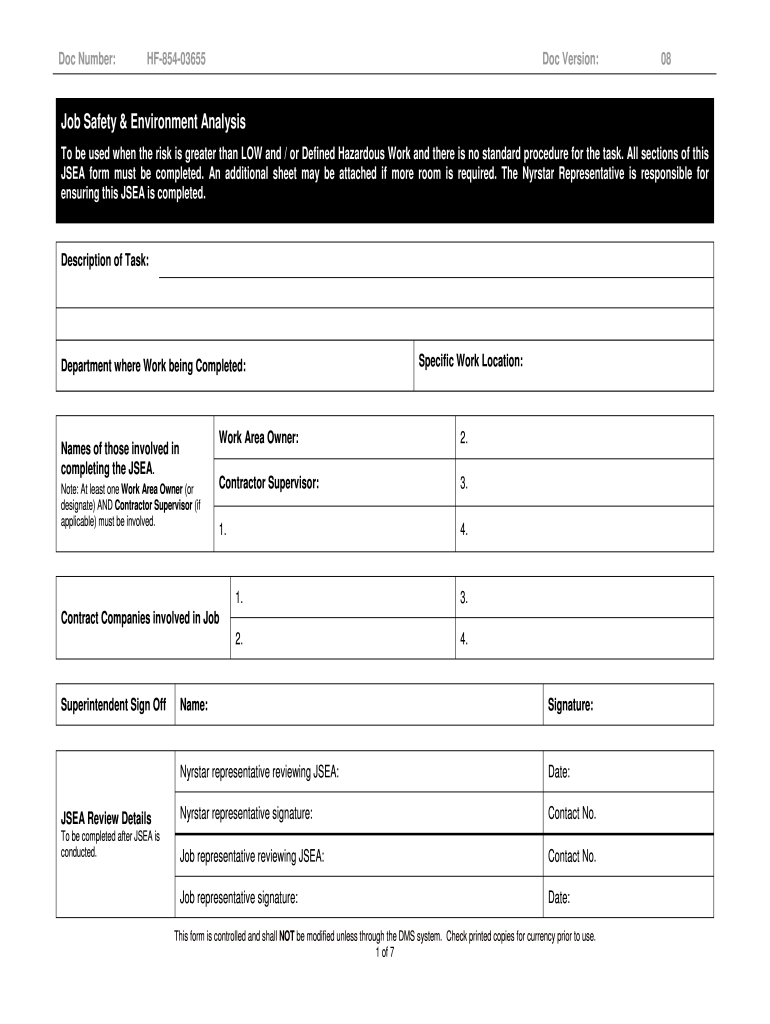 JSEA FORM