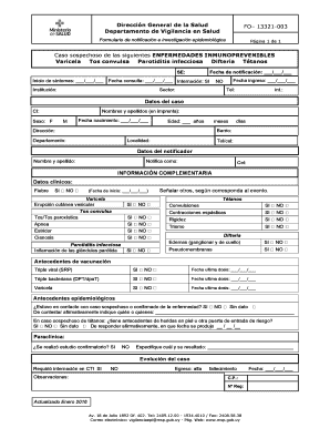 Formulario 003 Msp Ecuador PDF