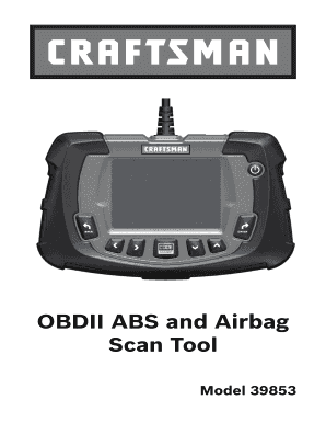 Craftsman 39853  Form