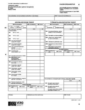 Kausiveroilmoitus Lomake  Form