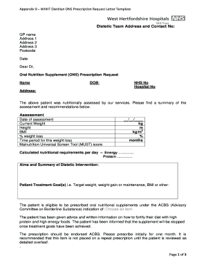 Patient Discharge Letter Template Nhs  Form