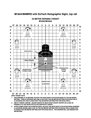 Eotech Zero Target Printable  Form