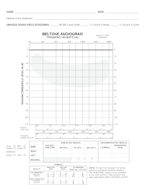 Blank Audiogram Pdf Fill Out And Sign Printable Pdf Template Signnow