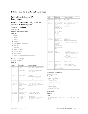 Bc Science Connections 10 Textbook PDF  Form