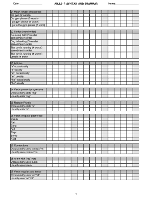 Ablls PDF Download  Form