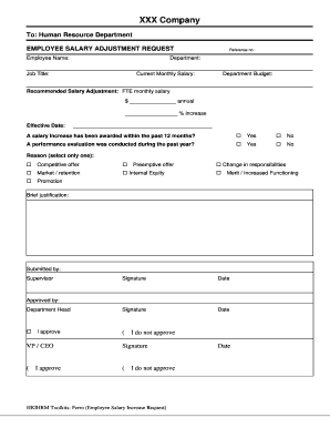 Salary Form