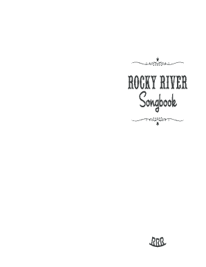 Rocky River Ranch Songbook  Form