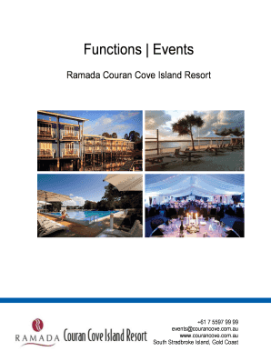 Functions Events Couran Cove  Form