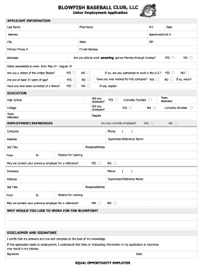 Ushering Agency Registration Form
