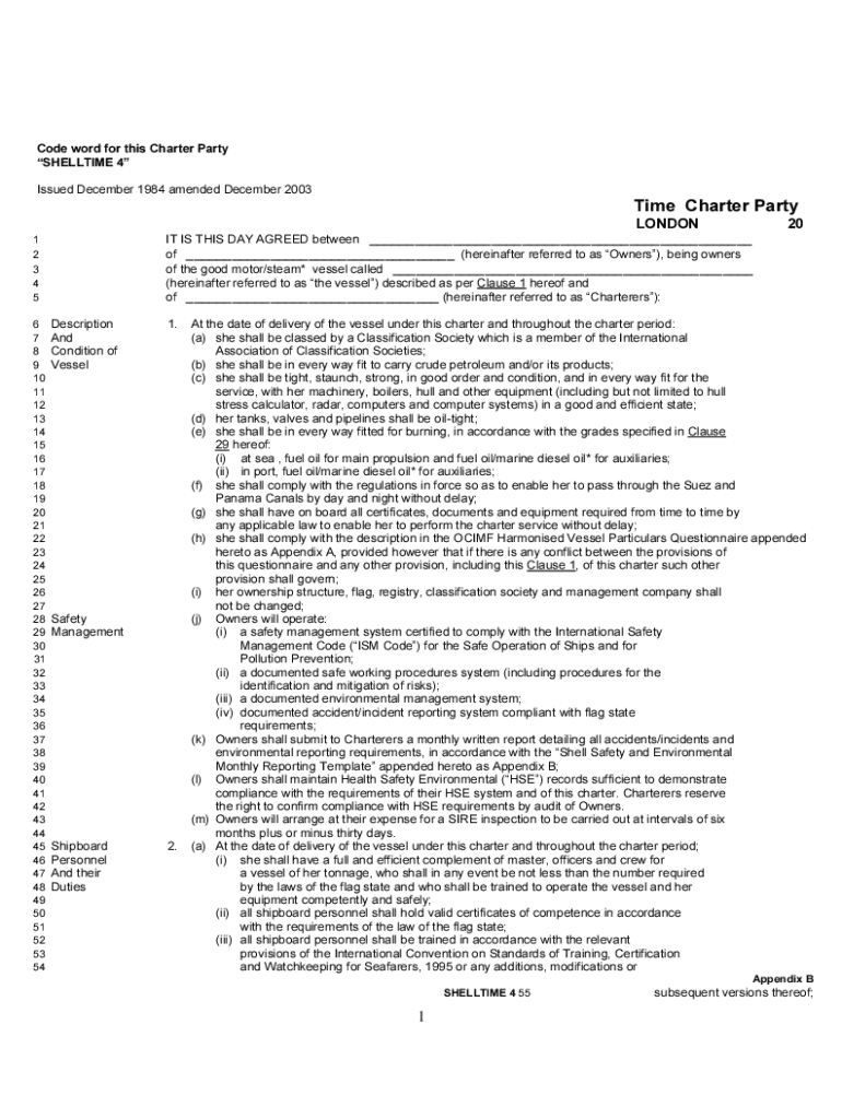 Shelltime 4 PDF  Form