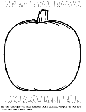 Its Time to Be Creative; Make Your Own Jack O Lantern, or Draw the Katahdinfcu  Form
