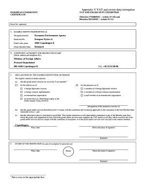 Vat Exemption Letter Template  Form