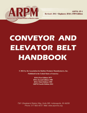 CONVEYOR and ELEVATOR BELT HANDBOOK Fenner Dunlop Americas  Form