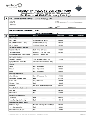 Laverty Order Form