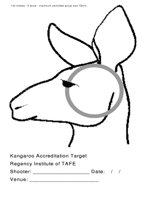 Kangaroo Target  Form