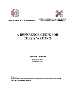 Mapua Thesis  Form