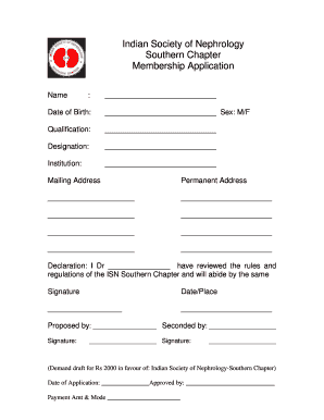 Isnsc  Form