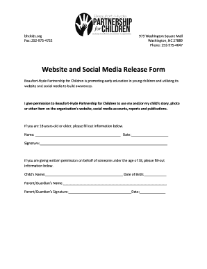 Media Release Form