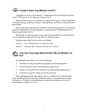 Mga Kilos Protesta Als Module Answer Key  Form