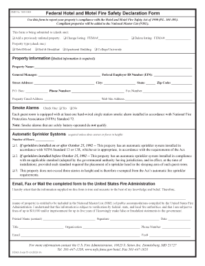 Federal Hotel and Motel Fire Safety Declaration Form Propertyware