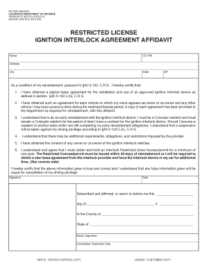  Interlock Affidavit 2010