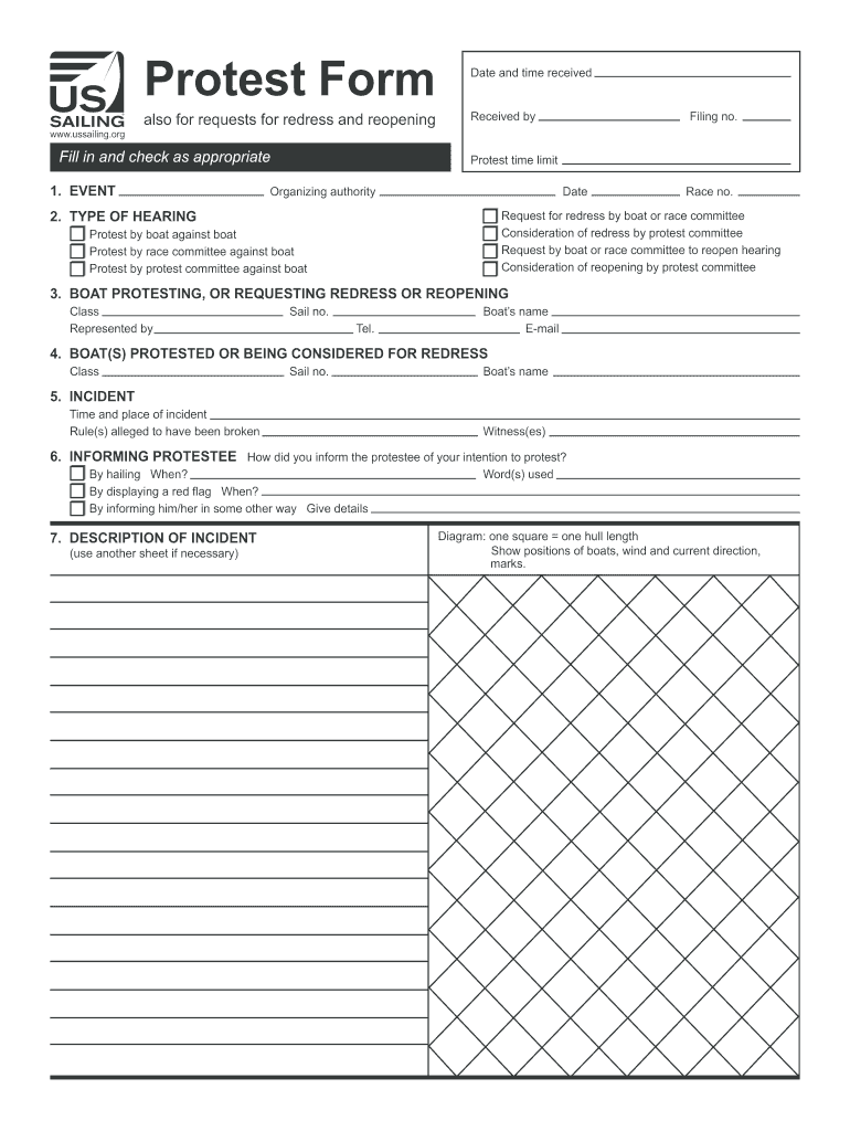 Protest Form