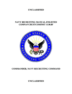 Navy Recruiting Manual  Form