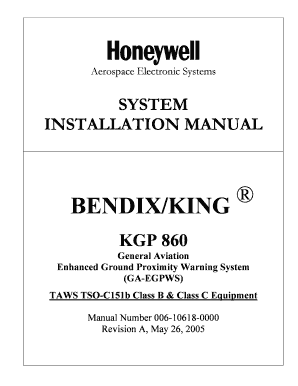 Kgp 560 Installation Manual  Form