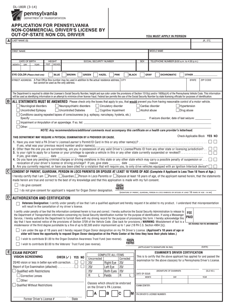 Get and Sign Dl 180r  Form