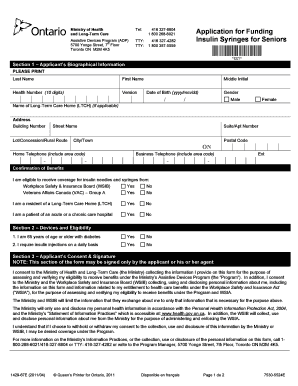 Syringes for Seniors  Form