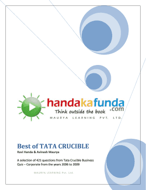 How to Prepare for Tata Crucible  Form